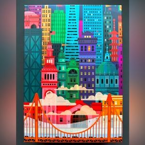 1000 piece puzzle “San Francisco” by Genuine Fred